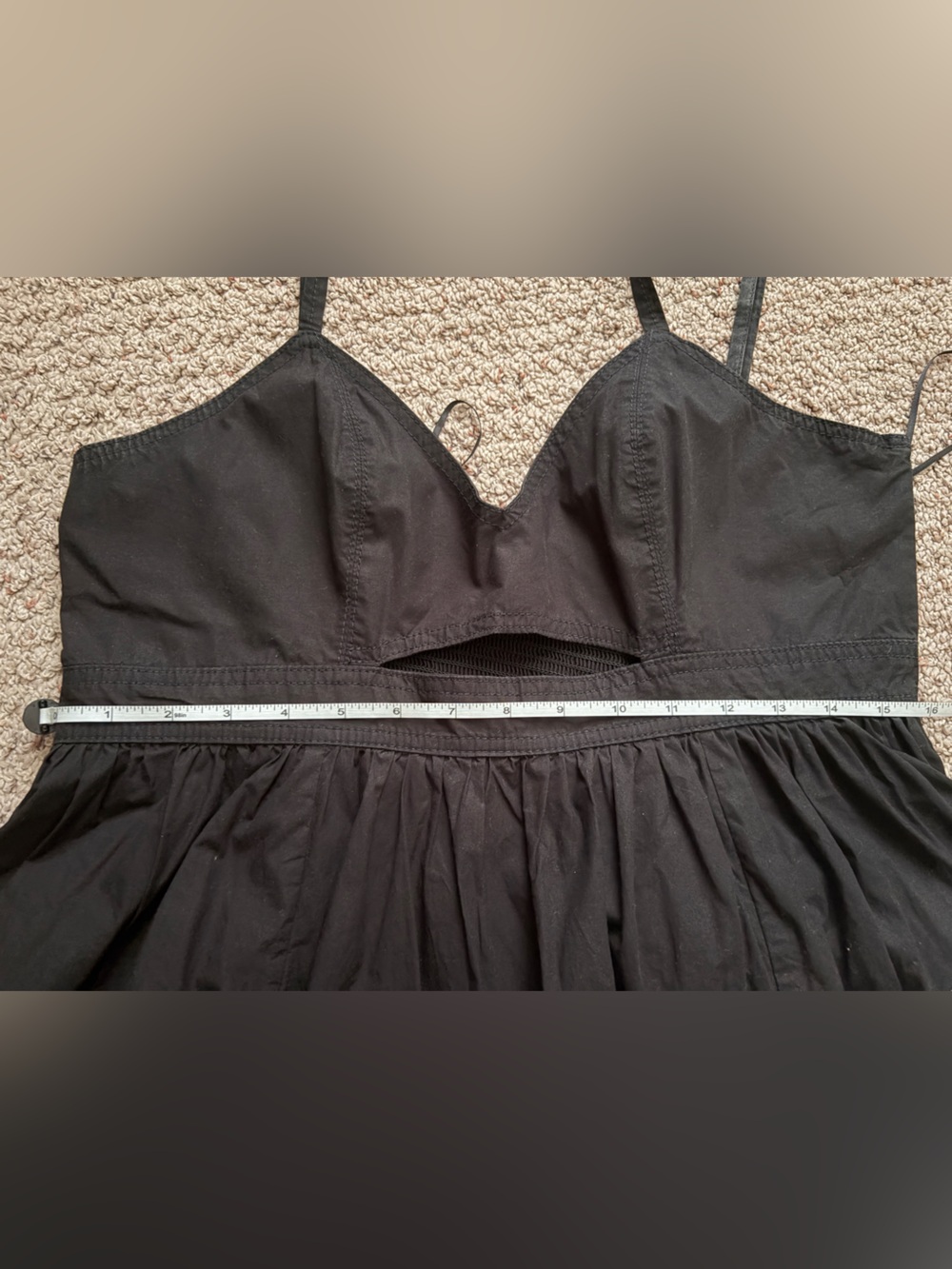 Banana Republic Black Maxi Dress with Cutout - Picture 6 of 6